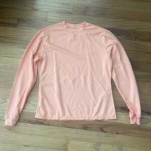 Orange Athletic Long Sleeve Shirt size small